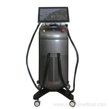 Single double handle 808nm hair removal machine